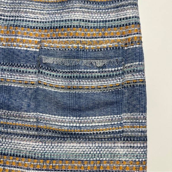 Anthropologie Akemi + Kin Dress Womens Size 12 Sleeveless Blue Striped Shift NWT - Picture 11 of 16